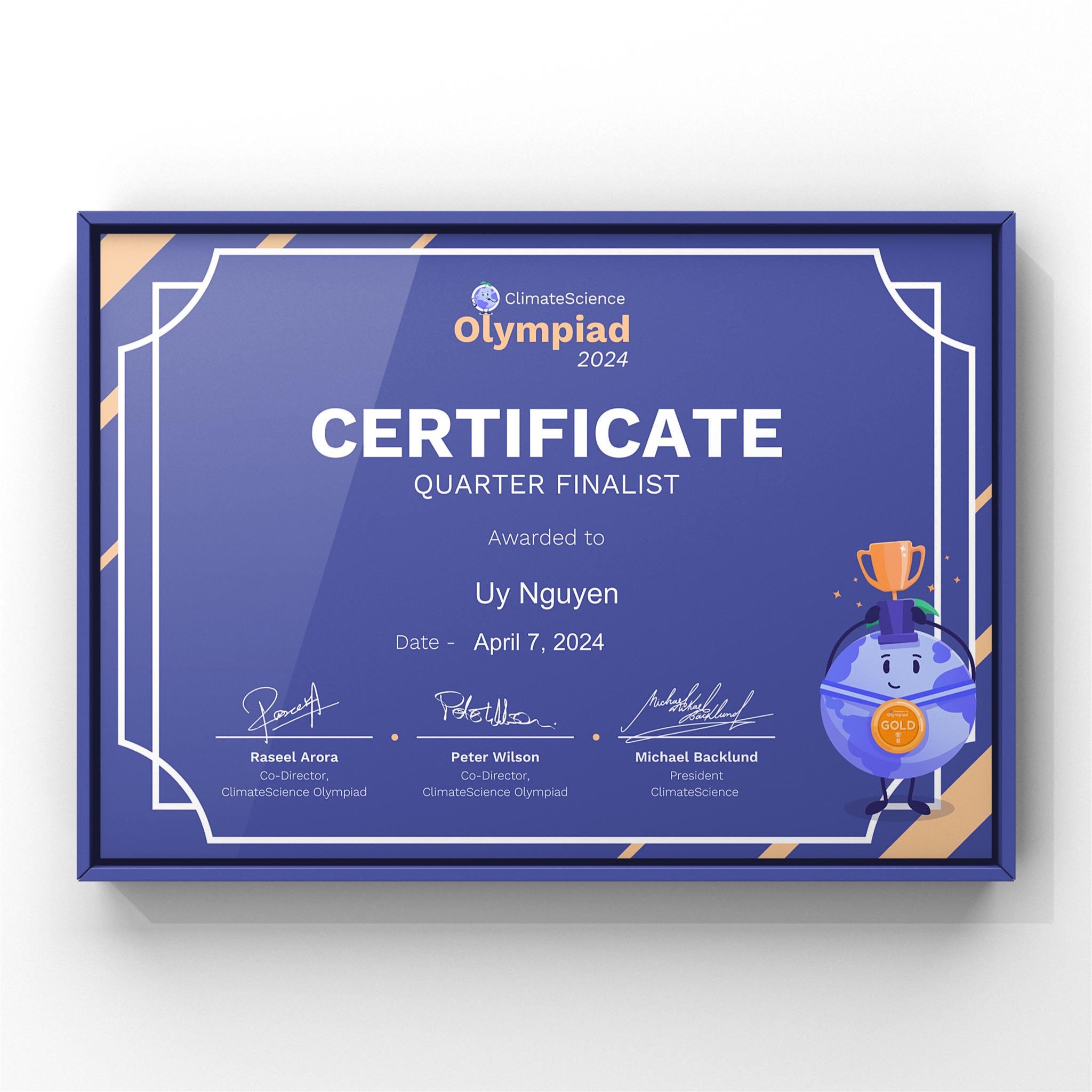 Climate Science Olympiad 2024 - Quarter Finalist